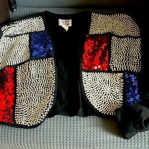 Sequins Xmas vintage sweater